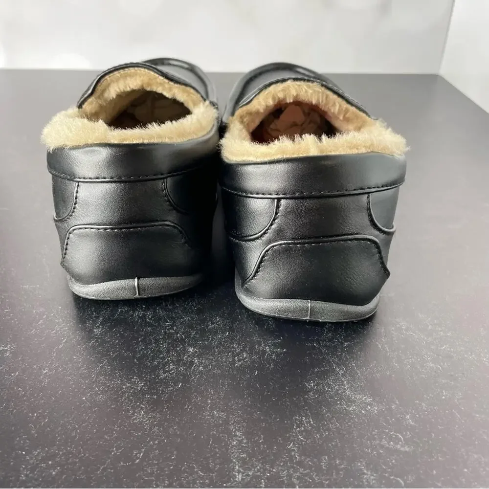 DEER STAGS Slipperooz Men’s Spun Indoor Outdoor S.U.P.R.O. Sock Cozy Moccasin 8